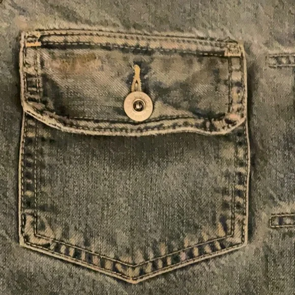 Ag Adriano Goldschmied
denim jacket.size large color denim blue - Picture 7 of 12